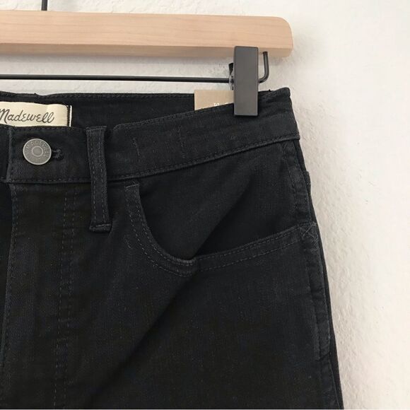 New! Madewell 10" High Rise Roadtripper Supersoft Davie Wash Knee Rip Jeans - Picture 9 of 14